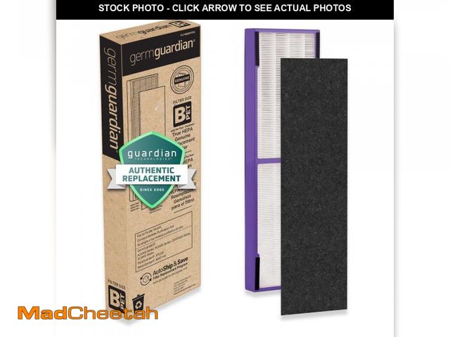 Lot 74-12486005 - Germ Guardian FLT4850PT True HEPA Genuine Air Purifier Replacement Filter B, with Pet Pure Treatment...