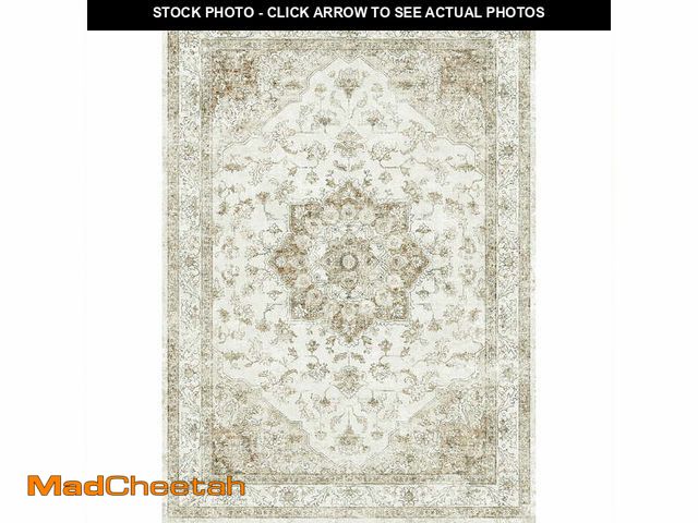 Lot 74-13656704 - WIPONKEN 9x12 Area Rugs for Living Room Bedroom Dining Room Office Farmhouse, Machine Washable Non S...