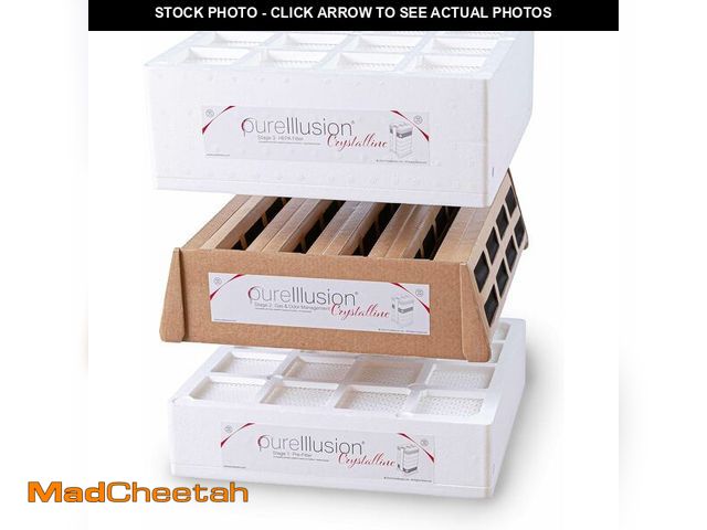 Lot 74-13698288 - PureIllusion Scientifically Tested Filter Bundle for IQAir HealthPro Series Air Purifier - Ultra Pre...