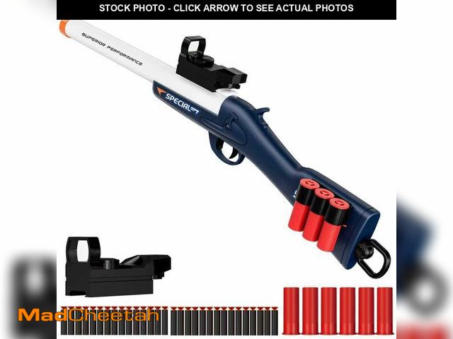 Lot 74-14214465 - Toy Shotgun Shell Ejecting Toy Gun,Soft Bullets Gun, with 30 Bullets Perfect As a Birthday-Holiday f...