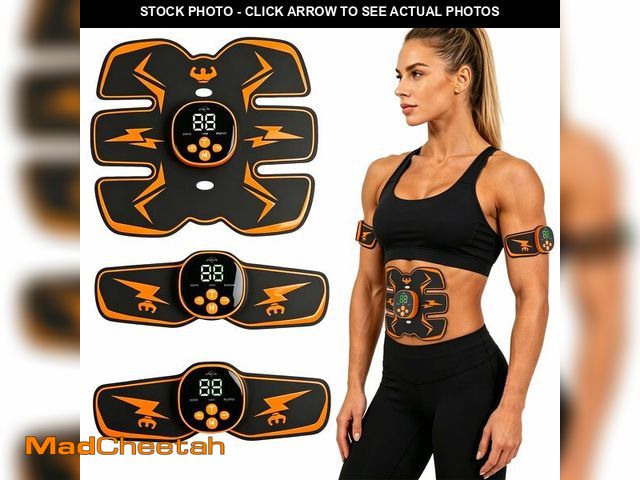 Lot 74-14301221 - PU Leather Hydrogel Body Toning Belt, 10 Modes 39 Adjustable Levels Portable Body Shaping Trainer, 3...