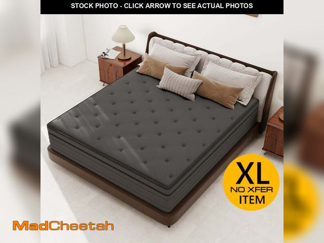Lot 74-13507594 - CICIMLU Mattress 14 inch King Size, Gel Memory Foam Hybrid Mattress in a Box, Cozy Sleep - UNUSED