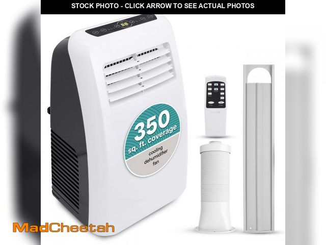 Lot 74-12428125 - SereneLife 3-in-1 Portable Air Conditioner with Built-in Dehumidifier Function,Fan Mode, Remote Cont...