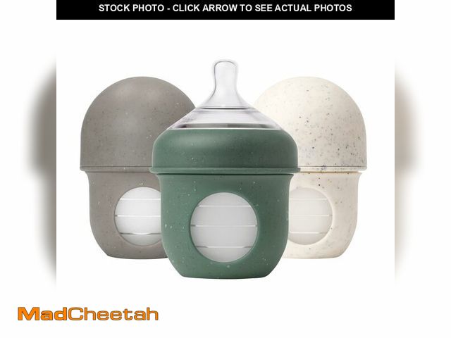 Lot 74-14057542 - Boon Nursh Bottles - Silicone Baby Bottles Help Ease Colic Symptoms - Formula and Breast Milk Only T...