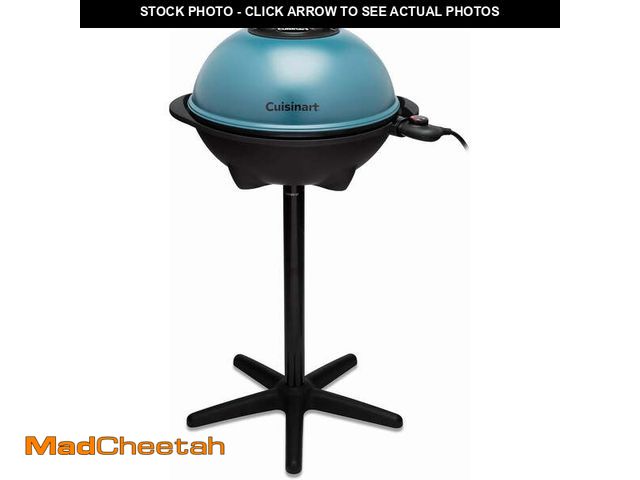 Lot 74-13765433 - Cuisinart Indoor/Outdoor Electric Griddle, 2-in-1 Portable BBQ with Flat Top Nonstick Cooking Surfac...