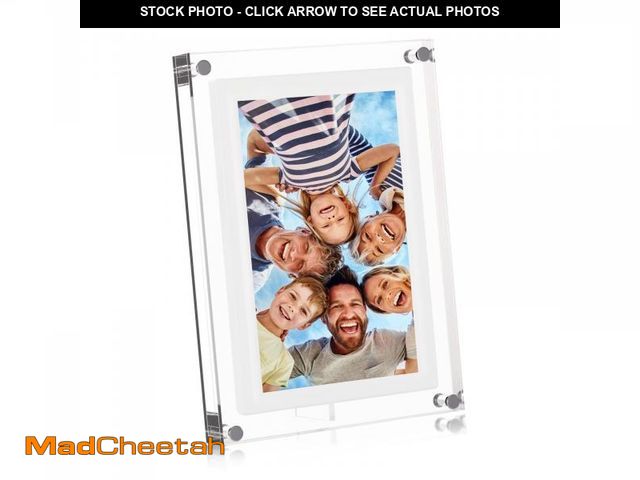Lot 74-11545802 - 7-inch Digital Picture Frame,Acrylic Video Frame with Auto Rotate Playback, 2GB Internal Memory and ...