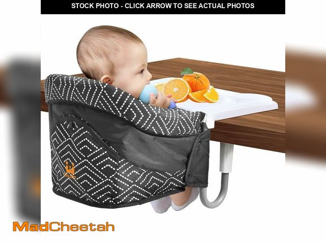 Lot 74-13572444 - MTWML Hook On High Chair with Tray,Portable Baby High Chair That Attaches to Table,Clip On Fast Tabl...