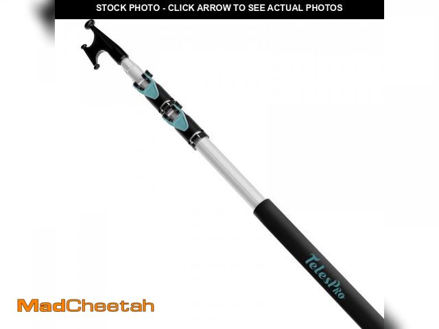 Lot 74-12151959 - *SEE DETAILS* TelesPro 5-12FT 3-Stage Telescopic Aluminum Pole Boat Hook: Versatile Docking Pole for...