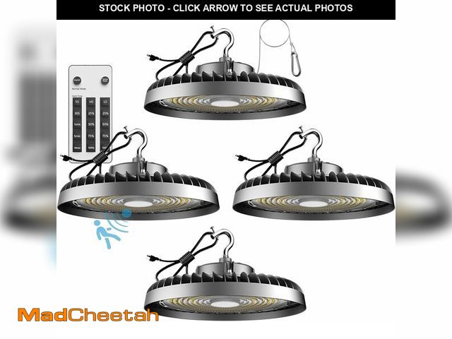 Lot 74-13696215 - ACOHOOK Smart 200W HIgh Bay LED Lights with Smart Controller Supports Normal Mode &amp; Motion Senso...