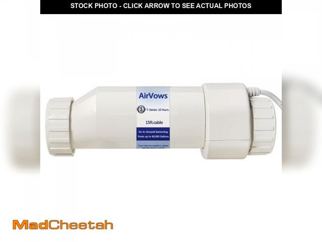 Lot 74-12312508 - Salt Cell T15 Series Compatible with Hayward T15 Cell,3 Years Customer Service,for Pool up to 40,000...