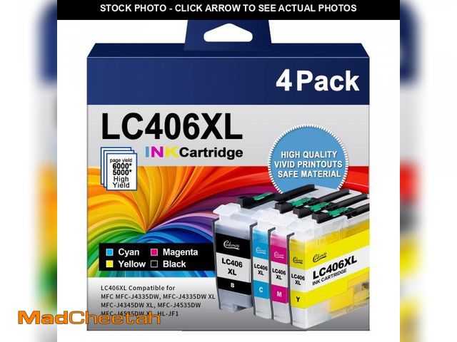 Lot 74-12309188 - LC406XL High Yield Ink Cartridge for Printer for Brother LC406 Ink Cartridges LC406XL LC 406 XL use ...