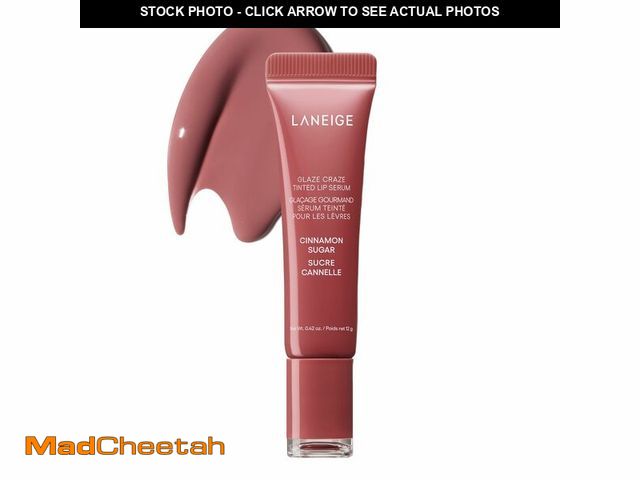 Lot 74-12713947 - LANEIGE Glaze Craze Tinted Lip Serum, Cinnamon Sugar: Hydrating Lip Serum for Glossy, Nourished Lips...