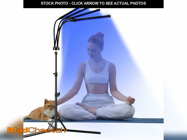 Lot 74-12705708 - Shyineyou Red Light Therapy for Body, 180 LEDs Red and Blue Light Therapy Lamp with Tripod, 3-in-1 C...