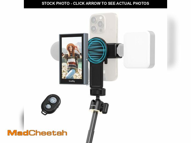 Lot 74-14152966 - SmallRig Phone Vlog Selfie Monitor Screen for iPhone for Huawei for S24/S25, w/Magnetic Phone Holder...