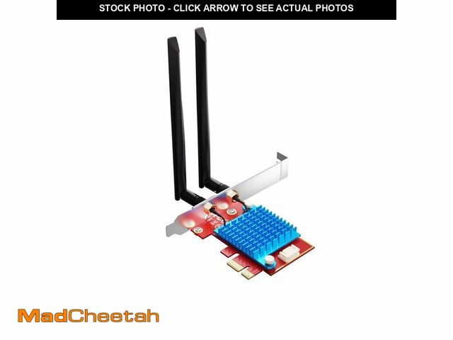 Lot 74-13541164 - BZIZU WiFi 7 PCIE Card for Desktop PC,Ultra-Fast 9.3Gbps, Intel BE200, Tri-Band 320MHz,Latest Blueto...