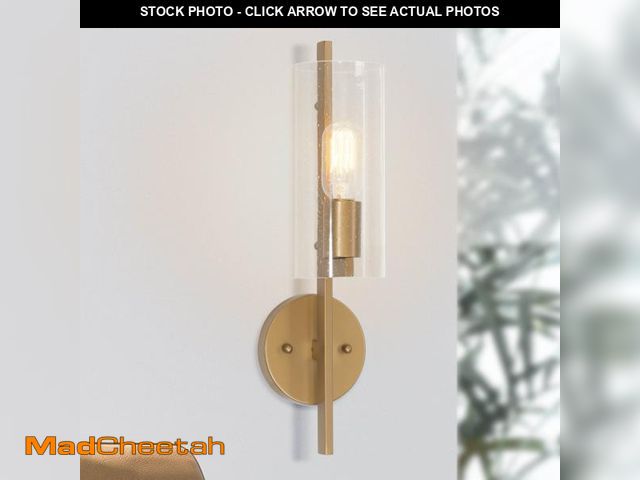 Lot 74-12257401 - Horkos 1-Light Cylinder Wall Sconce - UNUSED