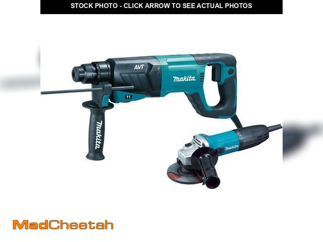 Lot 74-13038984 - Makita 8 Amp 1 in. Corded SDS-Plus Concrete/Masonry AVT Rotary Hammer Drill with 4-1/2 in. Corded An...