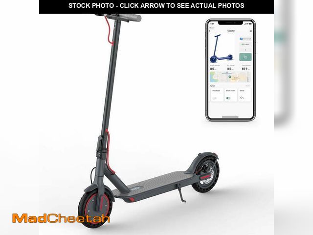 Lot 74-12550303 - JOYHIS J078 Electric Scooter for Men and Women 8.5" Solid Tire 19mph Power by 350W Motor Max 21 mile...