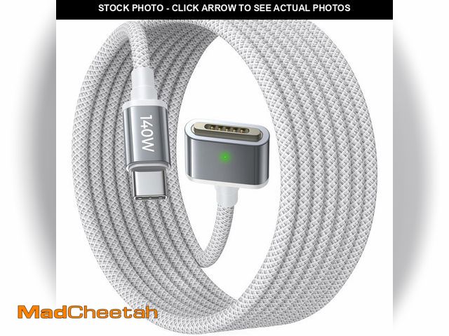 Lot 74-14061676 - LISEN MacBook Charger USB-C to Magnetic 3 Cable (6.6FT) for M4/M3/M2 MacBook Pro Air M5 Charger, 140...