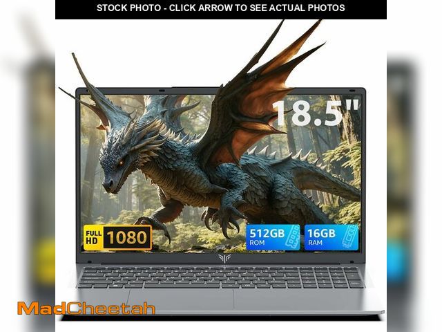 Lot 74-14307377 - KAIGERR AX18 2026 18.5â FHD Laptop, N150 (Up to 3.6GHz), 16GB RAM, 512GB SSD, 8000mAh Battery, Wi-...