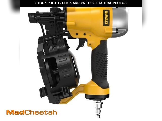 Lot 74-13145303 - DEWALT 1-3/4 in. 15 Degree Pneumatic Coil Roofing Nailer - USED