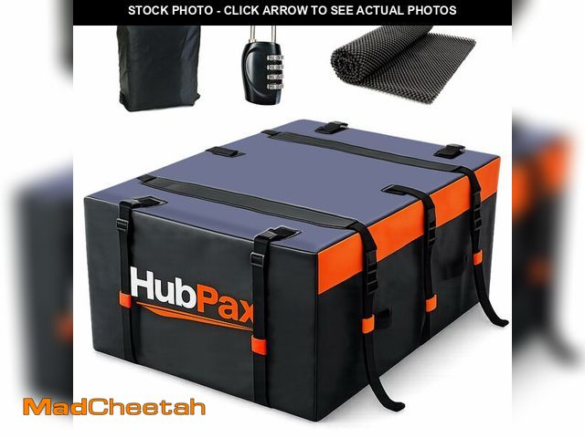 Lot 74-14422205 - 21 Cu Ft. Car Rooftop Cargo Carrier Bag Car Roof Top Bag Cargo Carrier - USED
