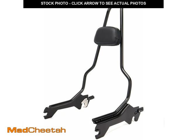 Lot 74-13710164 - (MISSING HARDWARE) MoKitDora Sissy Bar 22.5" Tall Backrest Upright with Pad for 2018-up Harley Softa...