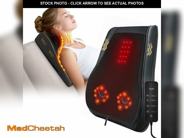 Lot 74-14268846 - Joyset Back Massager with Heat, Shiatsu Chair Cushion for Lower Back - UNUSED