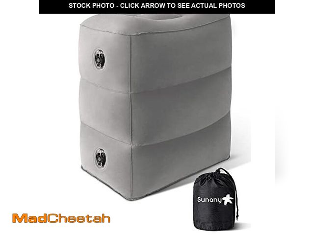 Lot 74-10956004 - Sunany Inflatable Foot Rest Pillow for Travel, Kids/Adults Airplane Travel Pillow-Adjustable Height ...