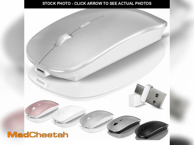 Lot 74-13727916 - Kovess Wireless Bluetooth Mouse for Mac Air MacBook Pro Laptop PC Pad Optical Rechargeable Silent Mo...