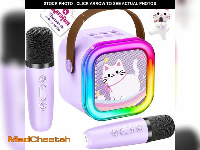 Lot 74-14050548 - Mini Karaoke Machine for Kids, 2025 TOP Toys Birthday Gifts Ideas for Girls Ages 4, 5, 6, 7, 8, 9, 1...