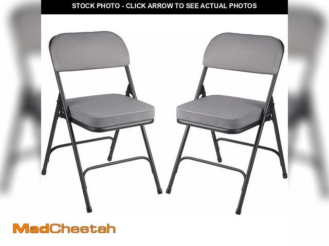 Lot 74-13331678 - OEF Furnishings OEF3200 Series Heavy Duty, Industrial Grade, Premium Fabric Folding Chairs 2" Ultra ...