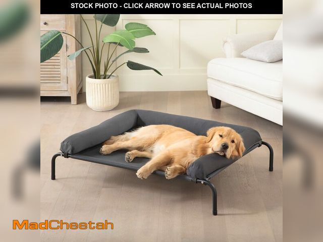 Lot 74-14274100 - WESTERN HOME Cooling Elevated Dog Bed for Large Dogs, Portable Indoor &amp; Outdoor Raised Dog Bed w...
