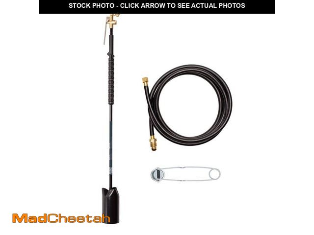 Lot 74-12552563 - Bernzomatic Firestarter Blaze Torch Compatible with 20 lb. Propane Tank with Adjustable Wide Brush F...