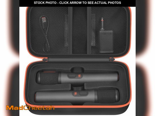 Lot 74-12698963 - Boobowl Bluetooth Microphone Wireless Case Compatible with JBL PartyBox Wireless Mic - 2X Digital Mi...