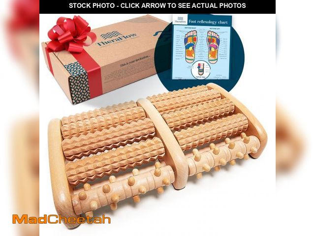 Lot 74-12121921 - Theraflow Foot Roller for Plantar Fasciitis Relief | Feet Massage Gift for Women and Men | Foot Mass...