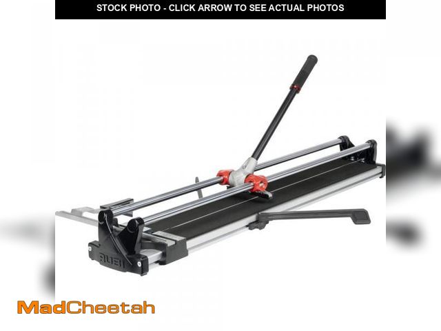 Lot 74-12146375 - (MISSING ONE SIDE SUPPORT) Rubi RP 36 in. Tile Cutter with 0.31 in. Tungsten Carbide Blade and Adjus...