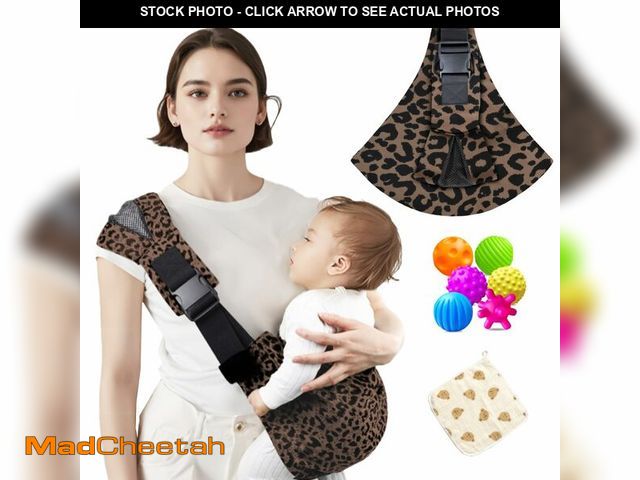 Lot 74-14331410 - Baby Sling Carrier, Toddler Carrier, Adjustable Portable Lightweight Breathable Cotton Single Should...