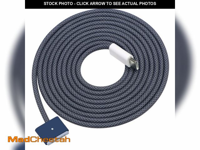 Lot 74-12971213 - DERLULU USB-C to Magnetic 3 Fast Charging Cable (2 m/6.6 ft), Compatible with MacBook Air (15''/13''...