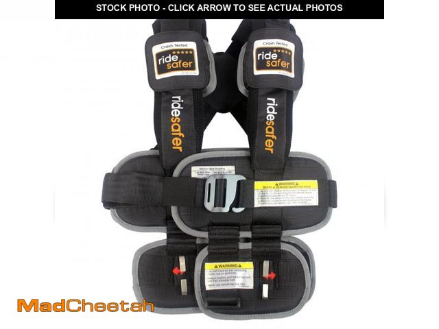 Lot 74-11983388 - RideSafer - Small Black, Lightweight, Compact, Portable Car Seat - Perfect for Travel and Everyday C...