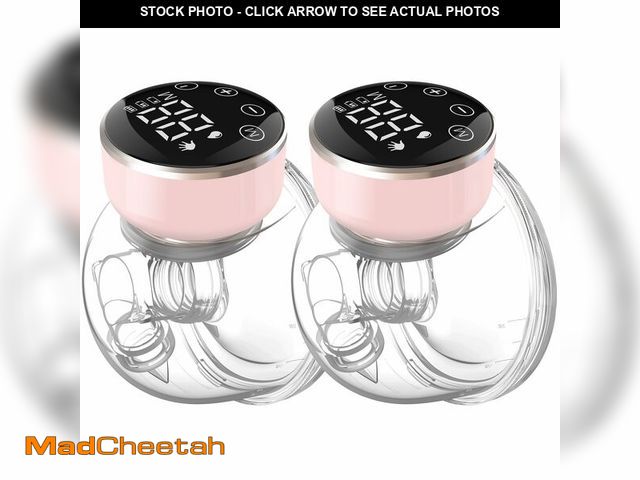 Lot 74-12707298 - Wearable Breast Pump Hands Free of Longer Battery Life &amp; LED Display, Portable Electric Breast P...