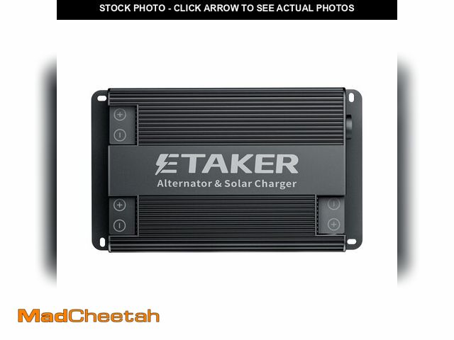 Lot 74-12711625 - ETAKER F1000 Alternator &amp; Solar Charger Compatible with Power Station, Max 1000W DC to DC Batter...