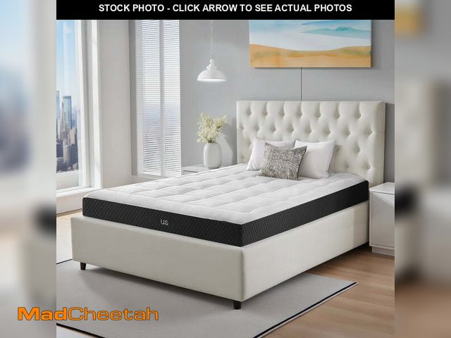 Lot 74-14608893 - EDX 6 Inch Queen Foam Mattress for Pressure Relief with Durable Support, Medium Firm CertiPUR-US Cer...