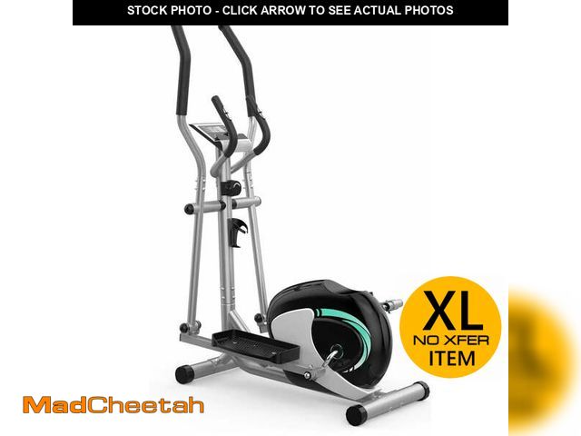 Lot 74-12667802 - (MISSING CAP ) Elliptical Machine, Dprodo Magnetic Elliptical Trainer Fitness Equipment for Home Gym...