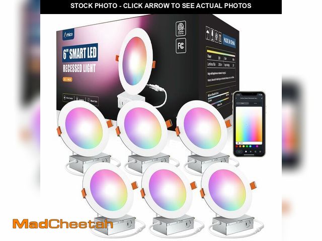 MadCheetah.com - Lot 74-13198151 - Amico 6 Pack 6 Inch Smart LED ...