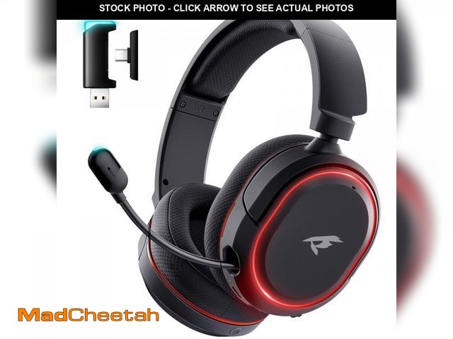 Lot 74-12222427 - Wireless Gaming HeadsetÃ¯Â¼Å 7.1 Surround SoundÃ¯Â¼Å 2.4Ghz USB Gaming Headphones Bluetooth 5.4,10...