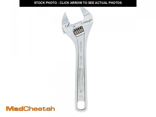 Lot 74-12364985 - Channellock Extra Slim Jaw 6 in. Chrome Adjustable Wrench - UNUSED