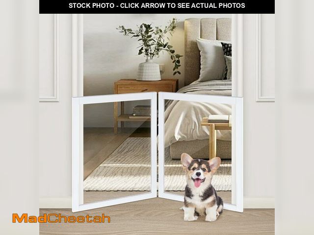 MadCheetah.com - Lot 74-13708125 - (SOME DAMAGE) LZRS Clear Dog Gate ...