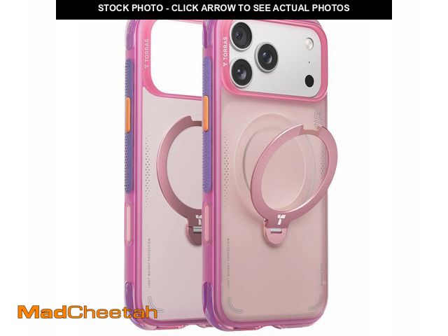 Lot 74-14303108 - TORRAS Ostand Q3 Air for iPhone 17 Pro Max Case with 360 Magnetic Stand, Fit for MagSafe, Mil-Grade ...