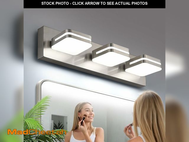 Lot 74-14303100 - Torondo 360ÃÂ° Rotate LED Bathroom Vanity Light Fixtures, Acrylic Vanity Lights for Bathroom, Moder...